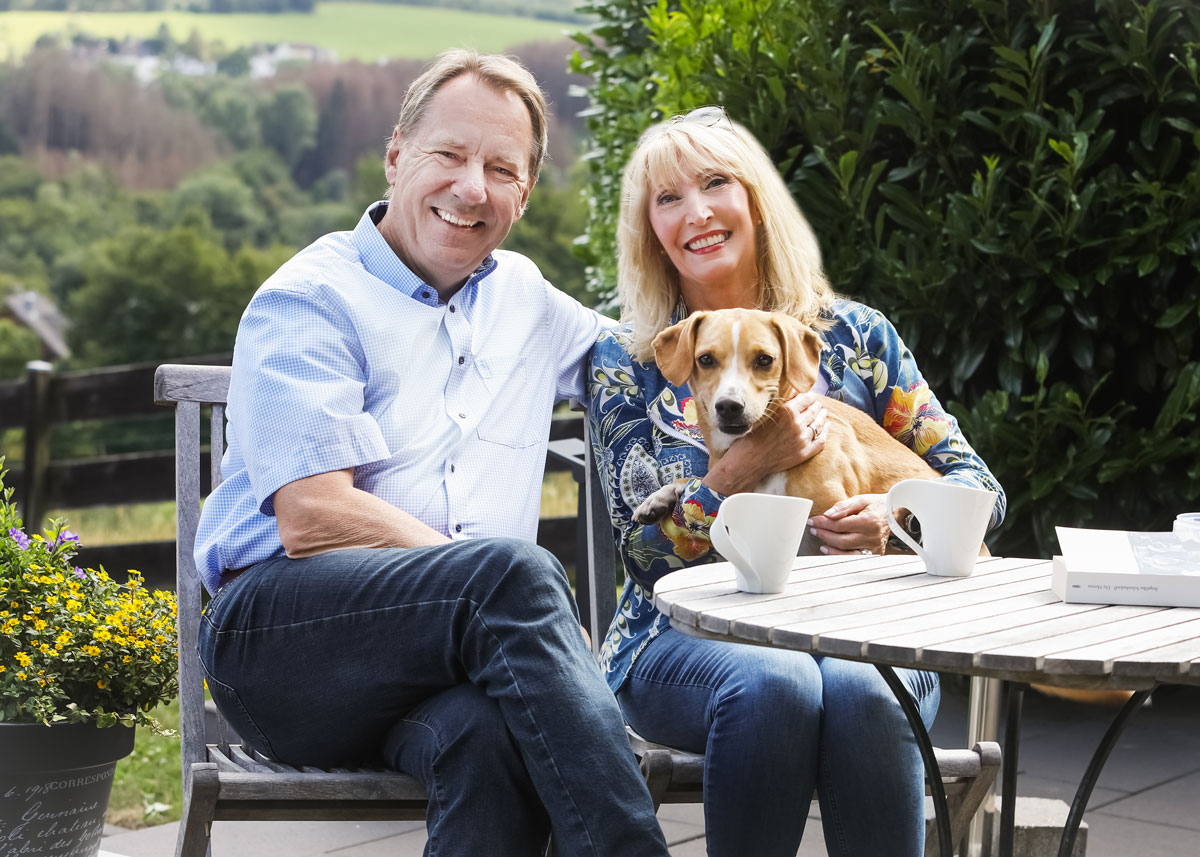 Jochen Hagt mit seiner Tochter Anika